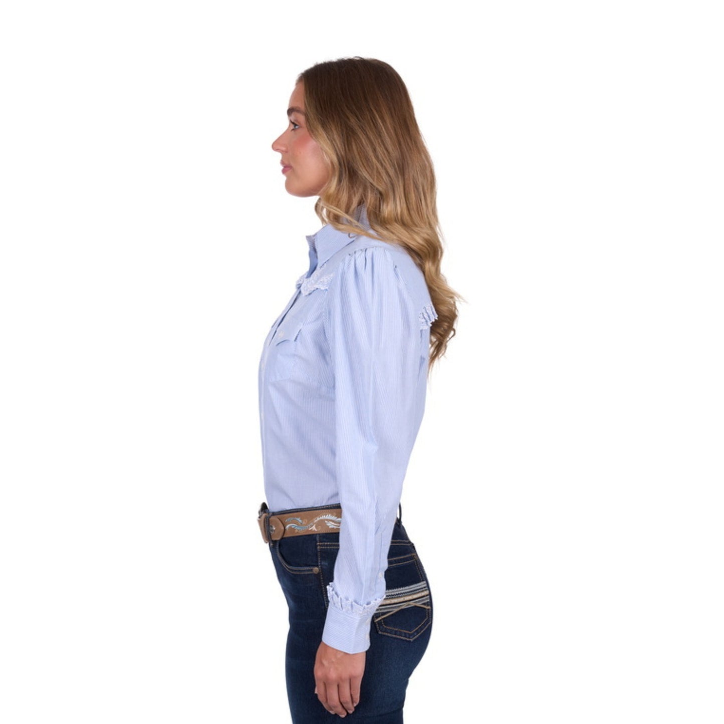 Pure Western Lexi Stripe Western Long Sleeve Shirt - EQ Saddlery