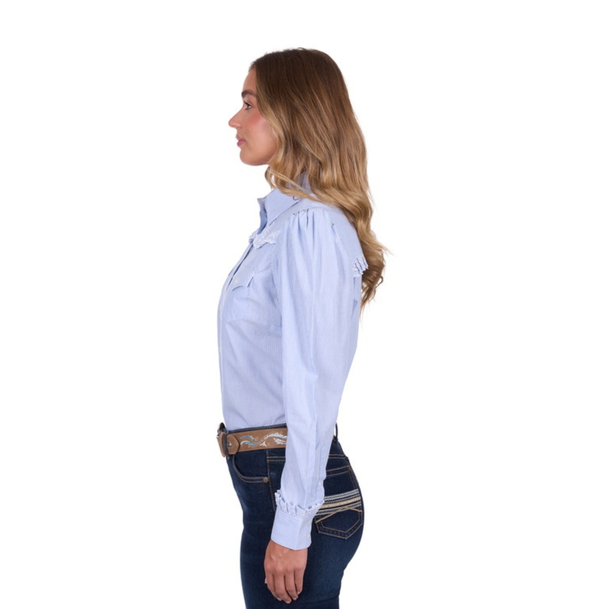 Pure Western Lexi Stripe Western Long Sleeve Shirt - EQ Saddlery