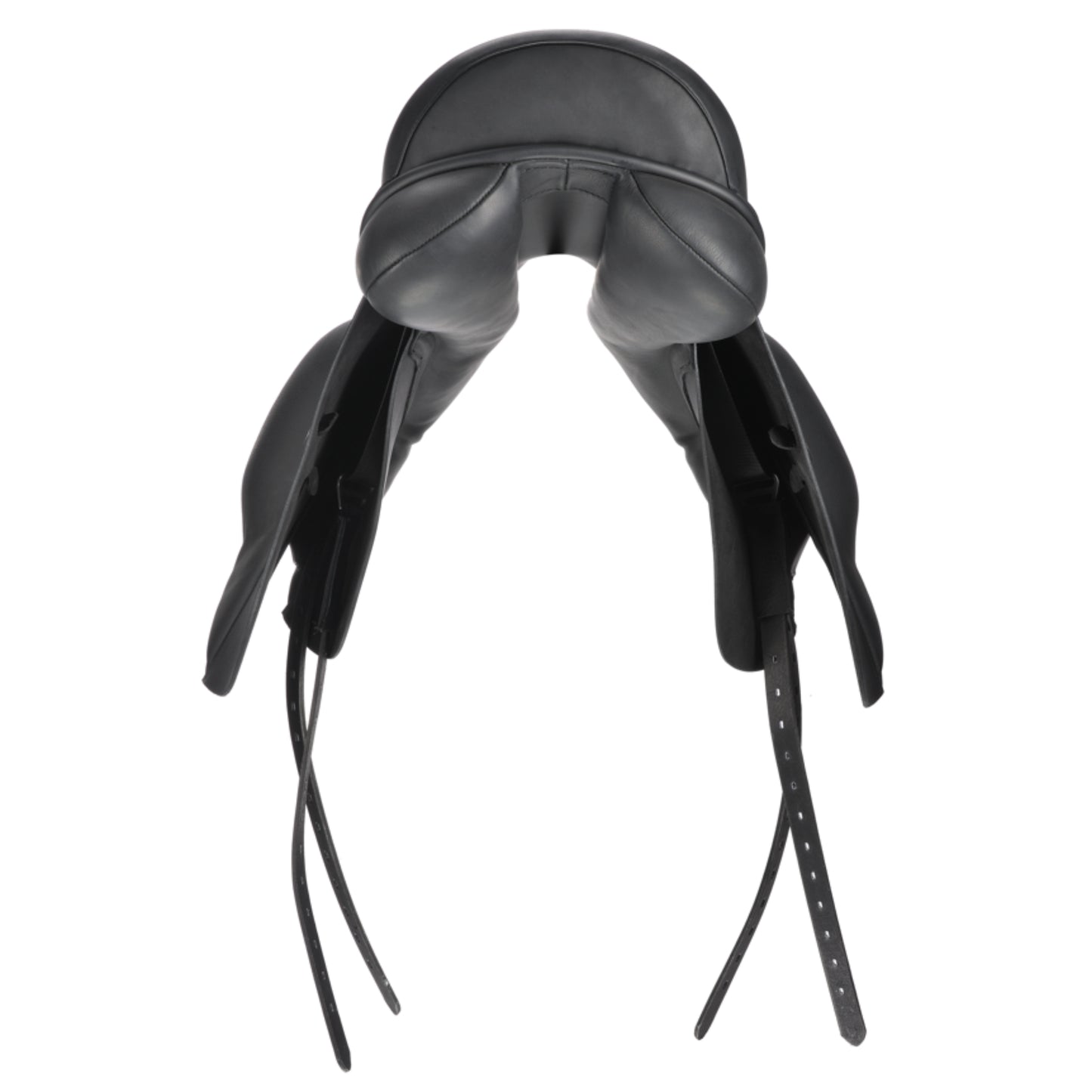 Ideal Suzannah Dressage Saddle Black Patent Piping 17.5 Inch Medium Wide