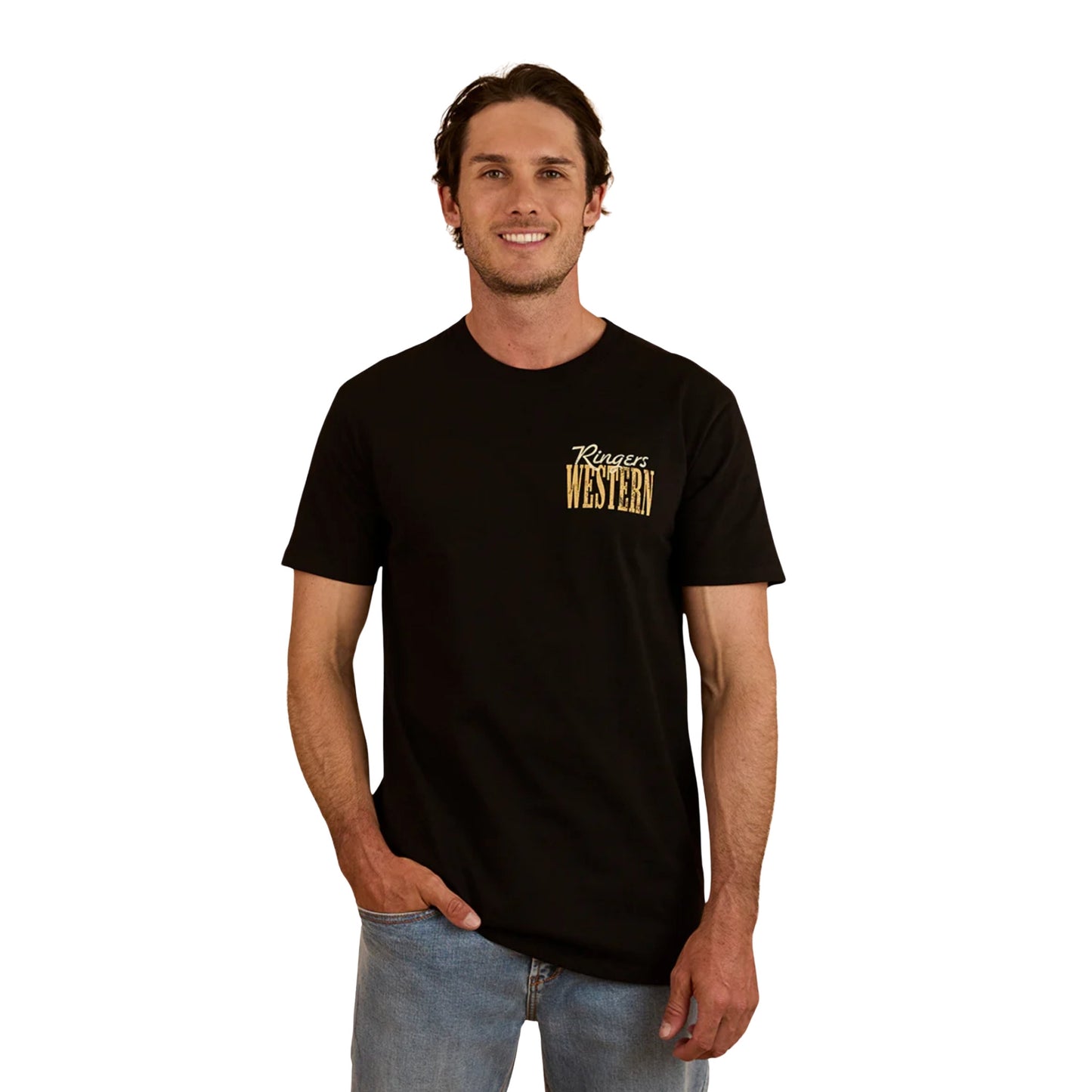 Ringers Western Mens Aint My First Rumbo Stock Fit T-Shirt