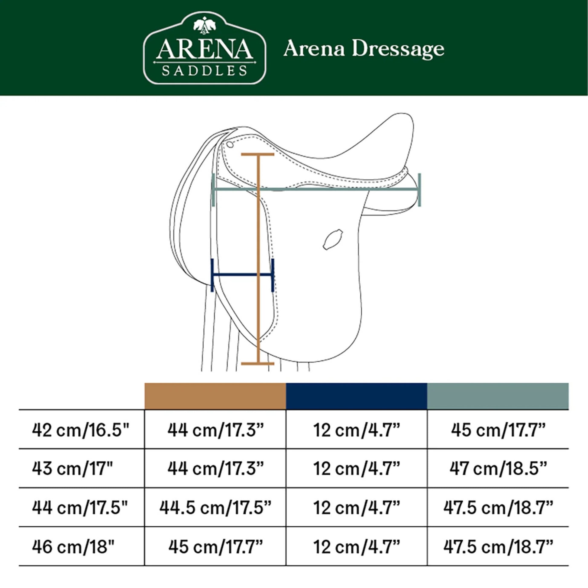Arena Dressage HART Saddle - EQ Saddlery