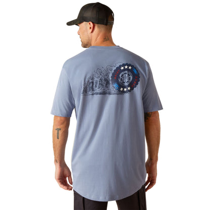 Ariat Mens Rebar Cotton Strong Burning Rubber Short Sleeve T-Shirt - EQ Saddlery