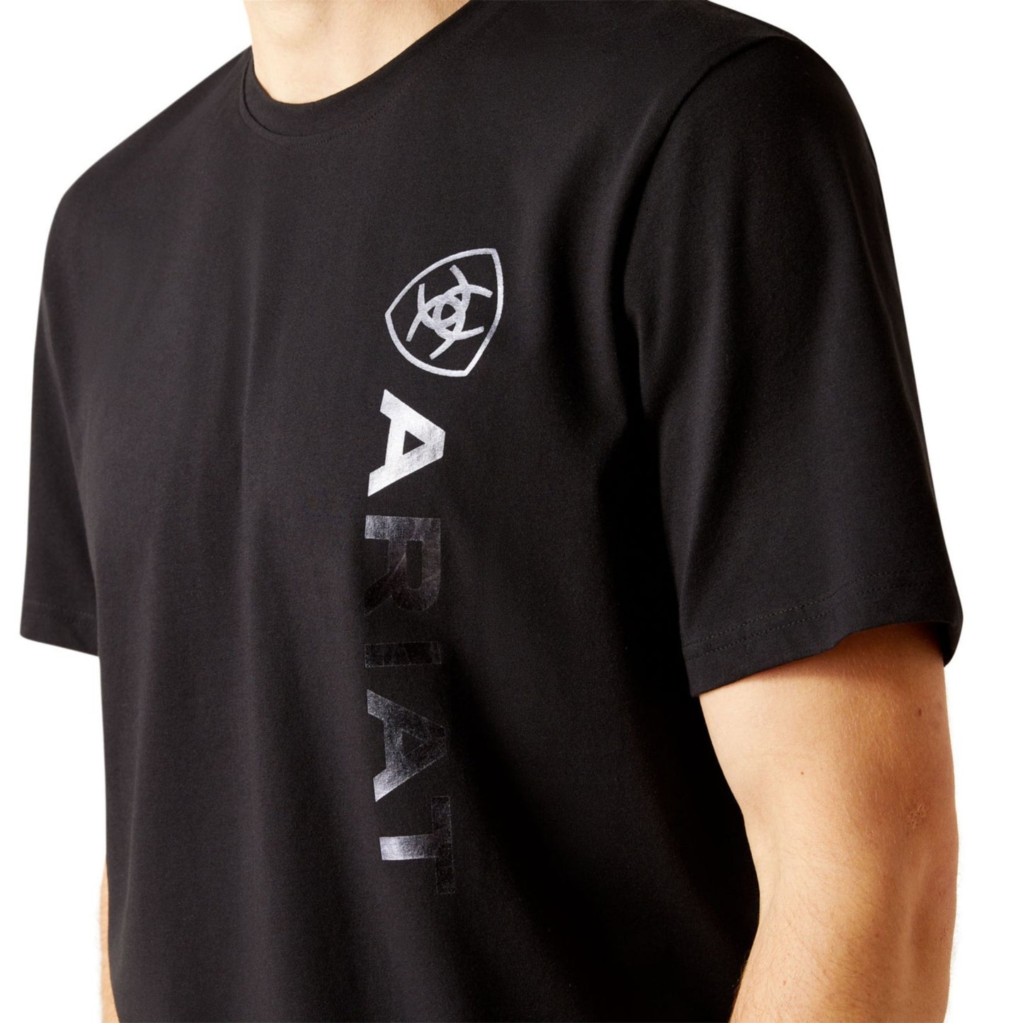 Ariat Mens Vertical Logo T-Shirt - EQ Saddlery