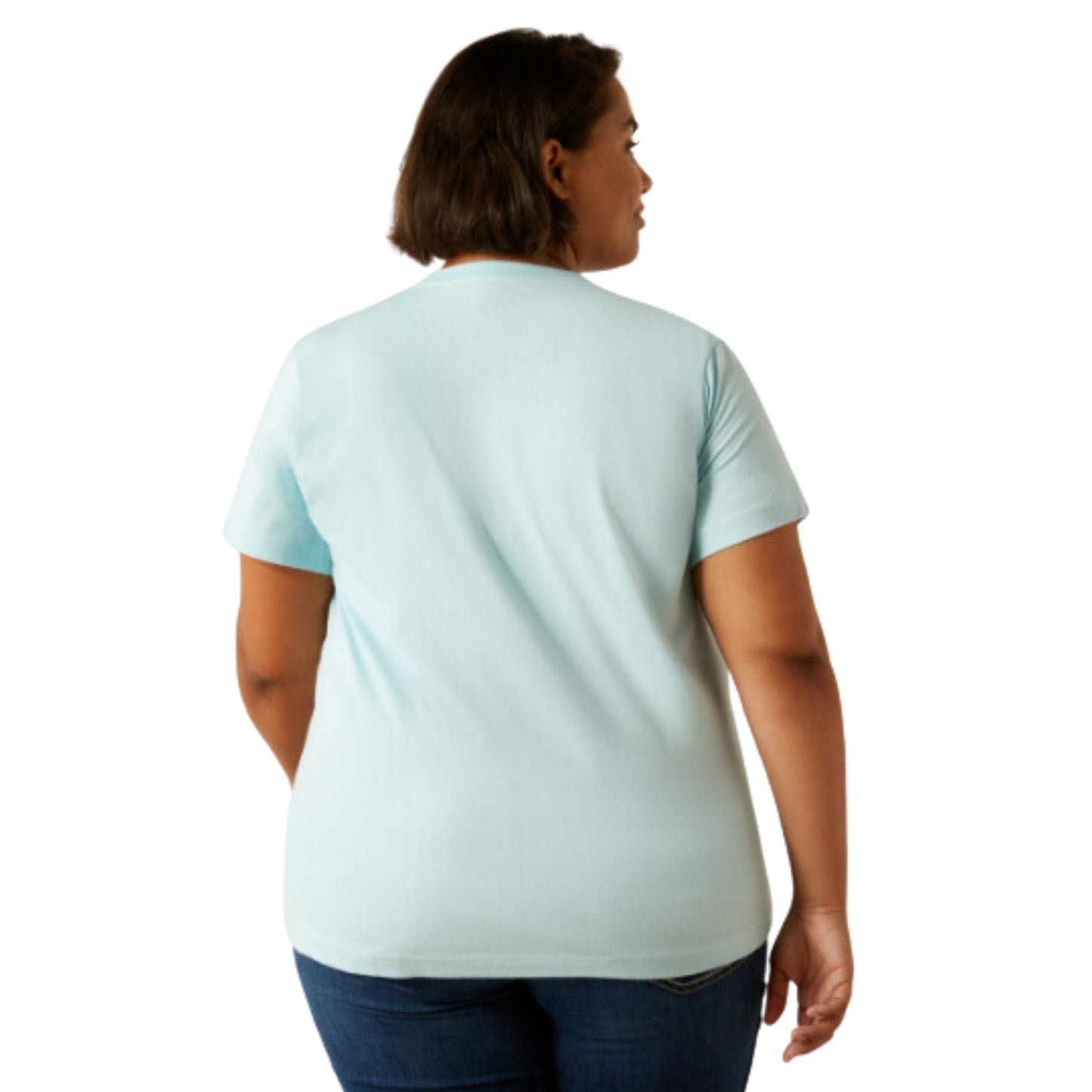 Ariat Wms Rebar Cotton Strong Worldwide SS Tee