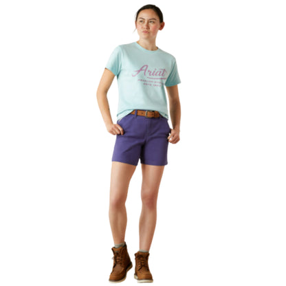 Ariat Wms Rebar Cotton Strong Worldwide SS Tee