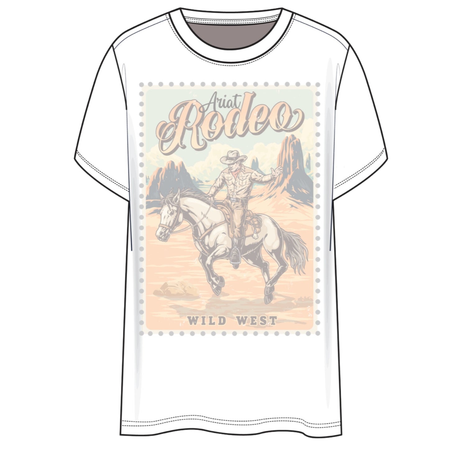 Ariat Wms Rodeo SS Tee