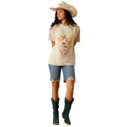 Ariat Wms Wild Botanical SS Tee - EQ Saddlery