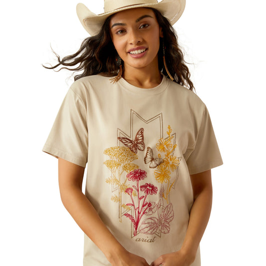 Ariat Wms Wild Botanical SS Tee - EQ Saddlery