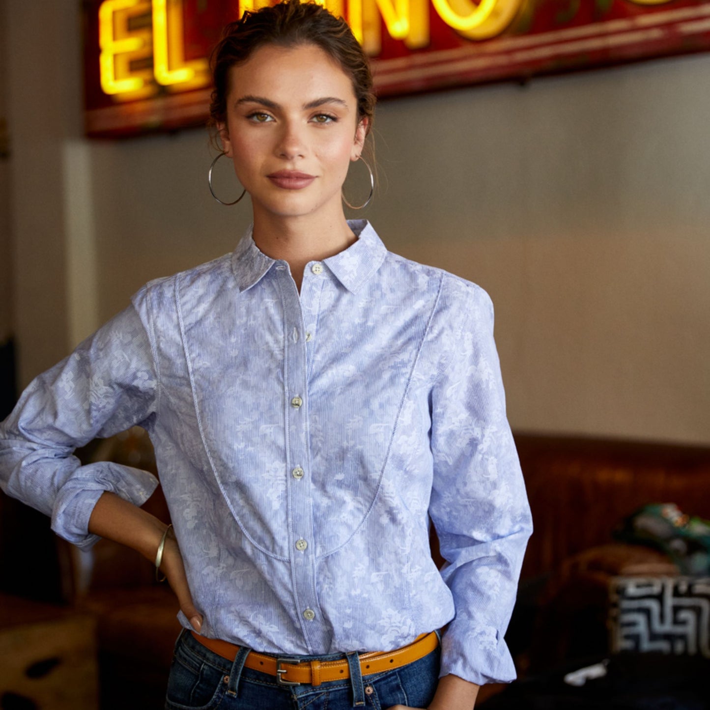 Ariat Womens Muir Long Sleeve Blouse