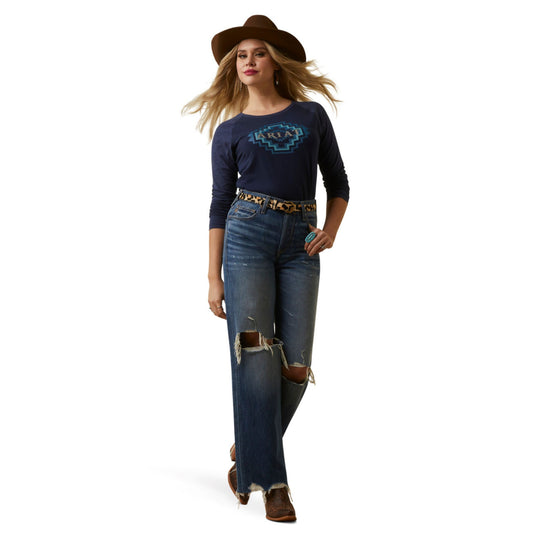 Ariat Womens Tucson Baseball Long Sleeve T-Shirt - EQ Saddlery
