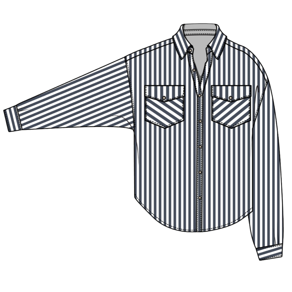 Ariat Wms Baggy Button Up LS Shirt - EQ Saddlery