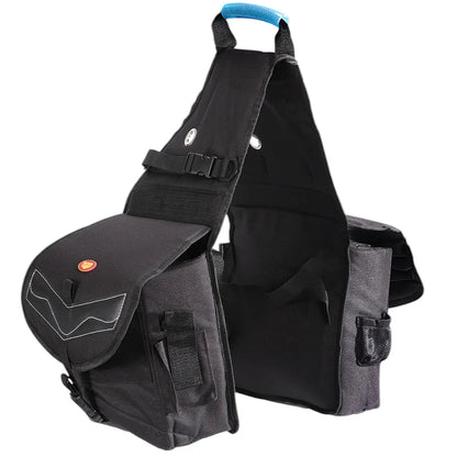 Fort Worth Multi Pocket Trail Riding Saddle Bag - EQ Saddlery