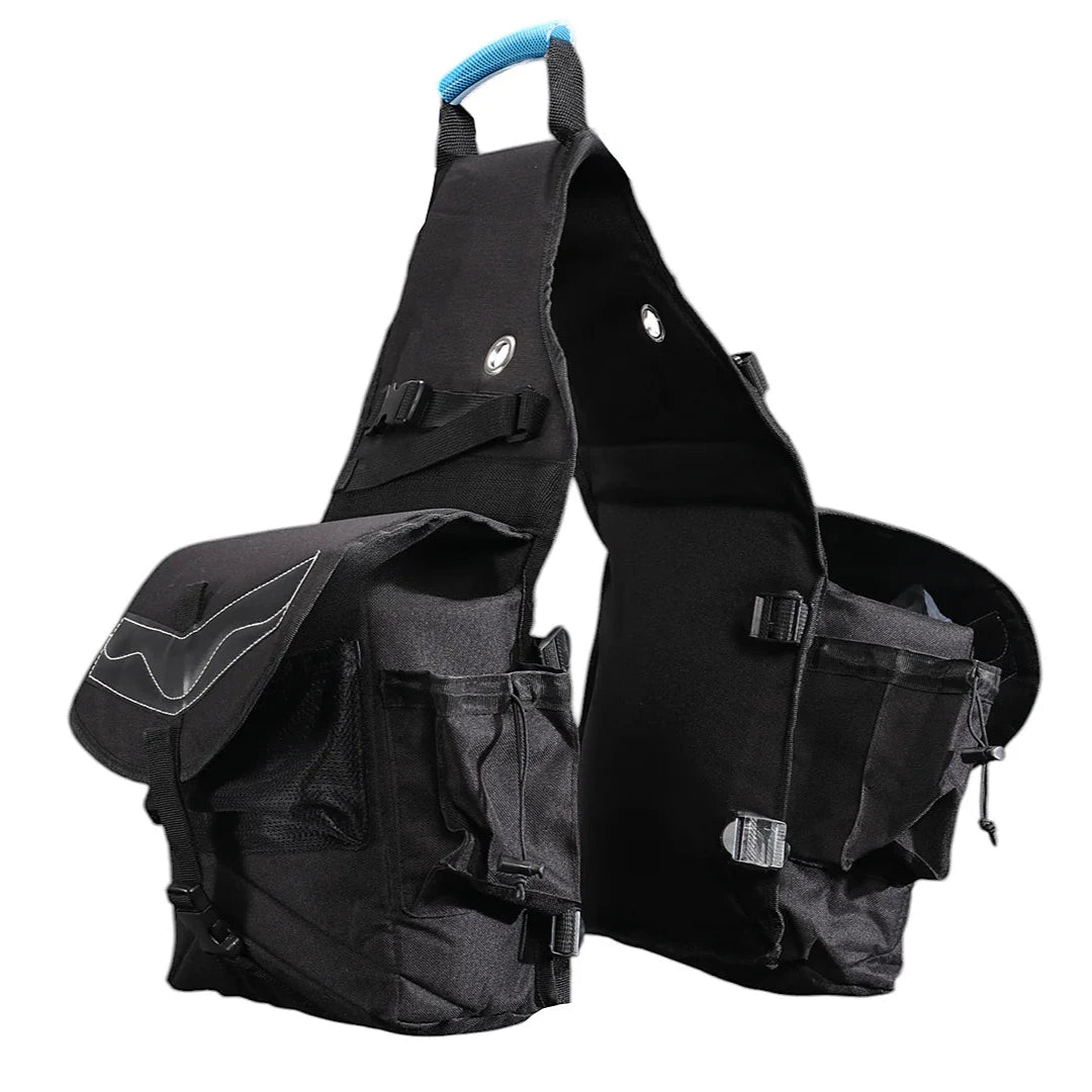 Fort Worth Multi Pocket Trail Riding Saddle Bag - EQ Saddlery