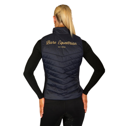 BARE Sovereign Slimline Padded Vest Navy W26