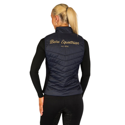 BARE Sovereign Slimline Padded Vest Navy W26