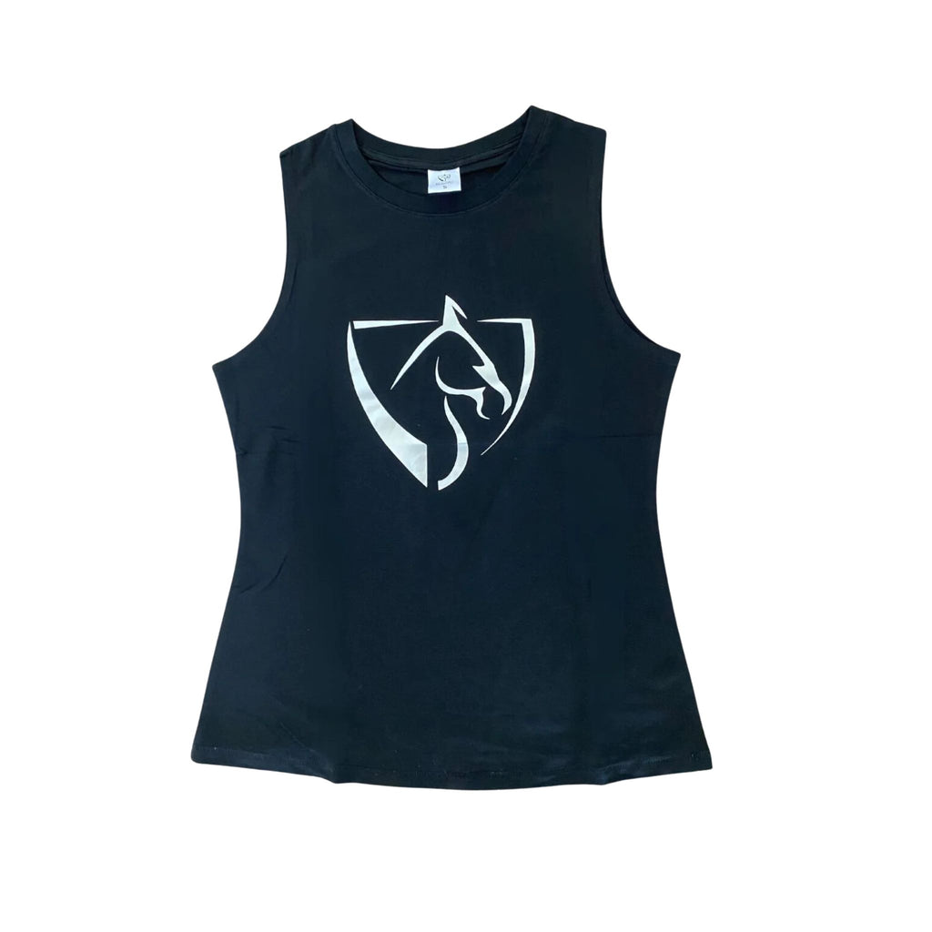 BARE Silver Logo Tank Top - EQ Saddlery