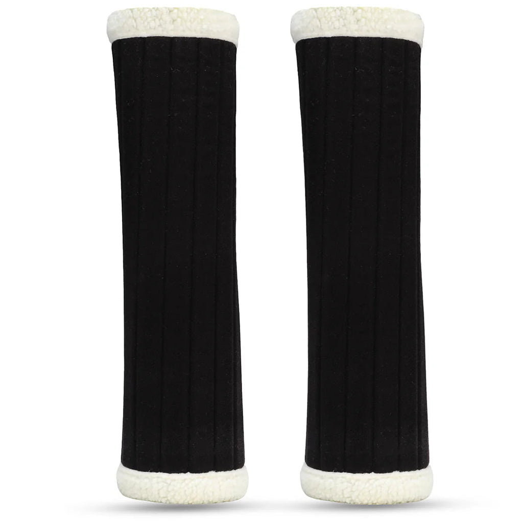 Showmaster Bandage Pads with Faux Sheepskin Trim - EQ Saddlery