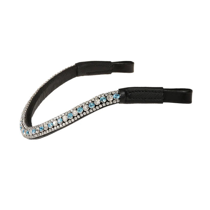 Lumiere Baby Blue Crystal Browband - EQ Saddlery