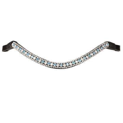 Lumiere Baby Blue Crystal Browband - EQ Saddlery