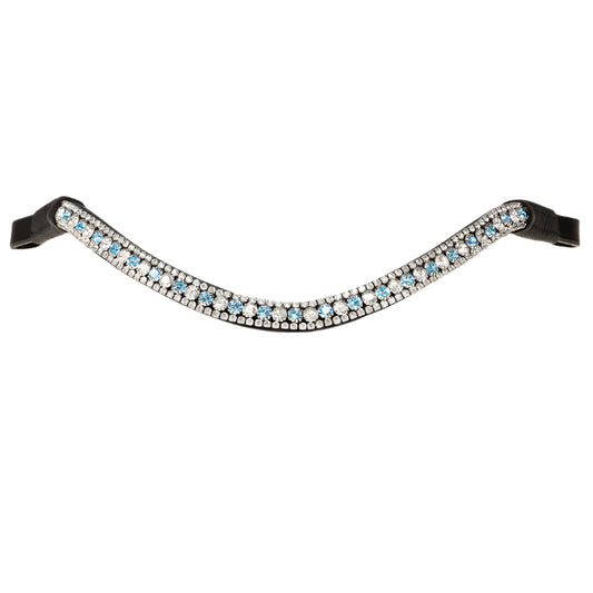 Lumiere Baby Blue Crystal Browband - EQ Saddlery