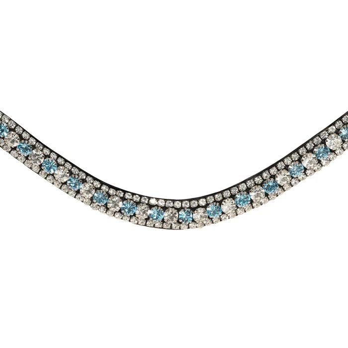 Lumiere Baby Blue Crystal Browband - EQ Saddlery