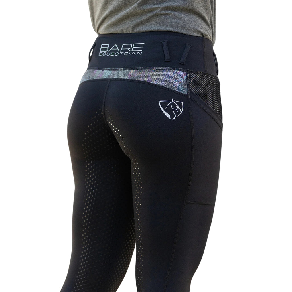 BARE Youth Performance Riding Tights Black