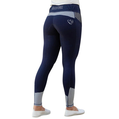 BARE Youth Performance Riding Tights Navy