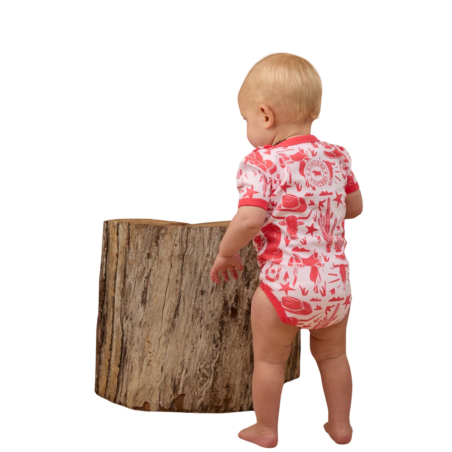 Ringers Western Babies Boot Scootin Short Sleeve Romper