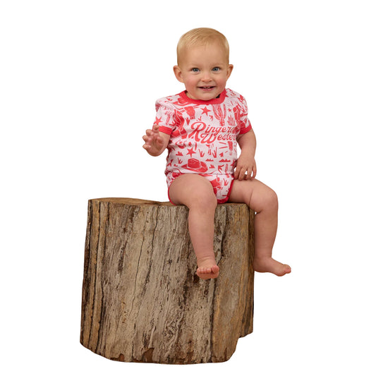 Ringers Western Babies Boot Scootin Short Sleeve Romper