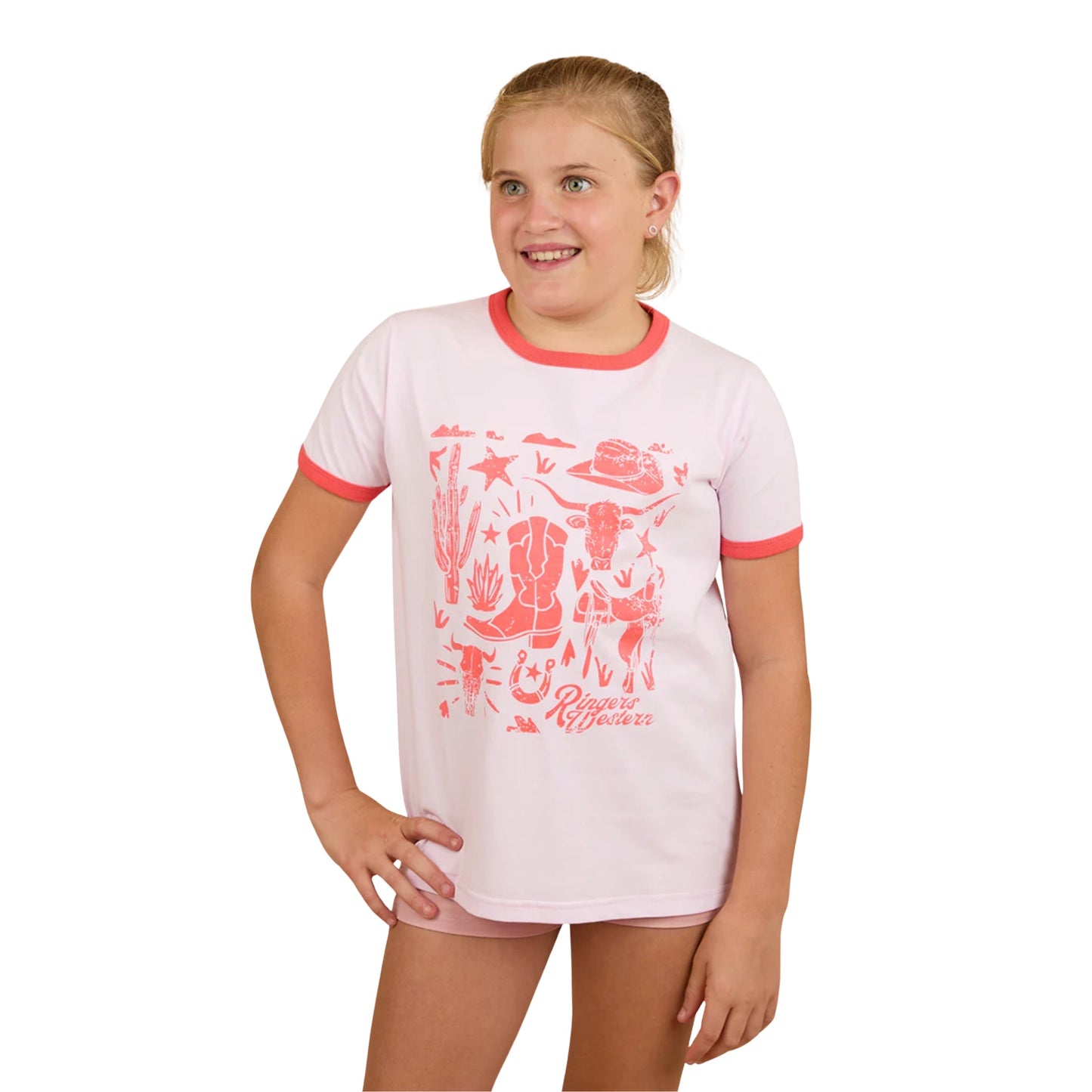 Ringers Western Kids Boot Scootin Ringer T-Shirt