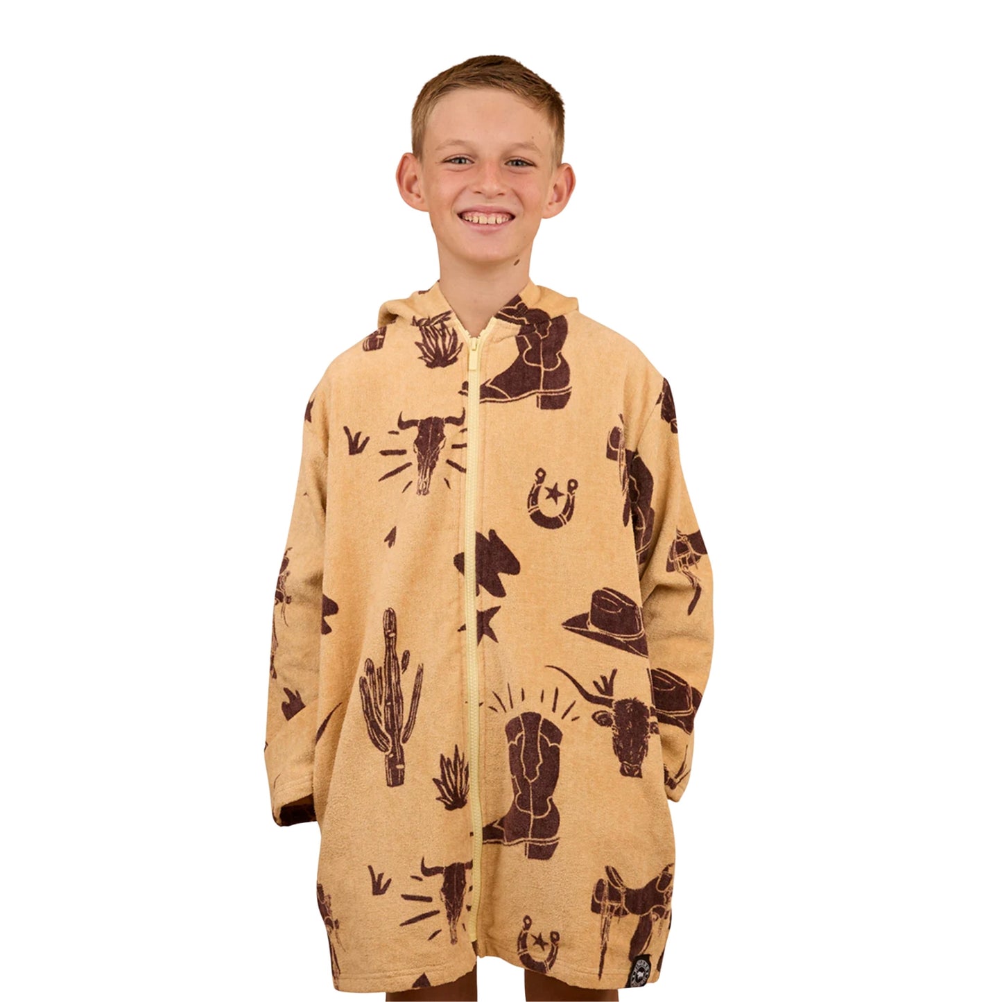 Ringers Western Kids Boot Scootin Zip Through Towel