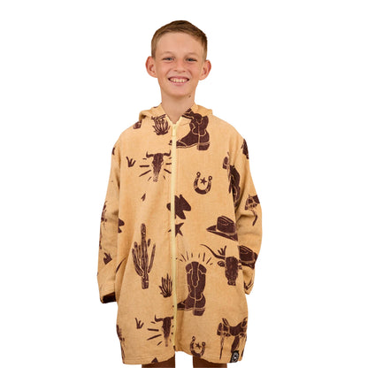 Ringers Western Kids Boot Scootin Zip Through Towel