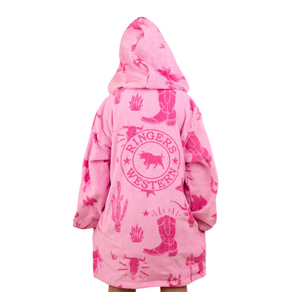 Ringers Western Kids Boot Scootin Zip Through Towel