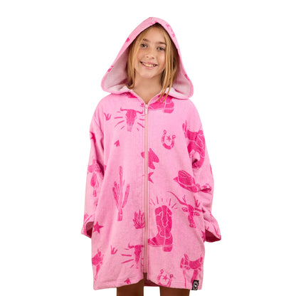 Ringers Western Kids Boot Scootin Zip Through Towel