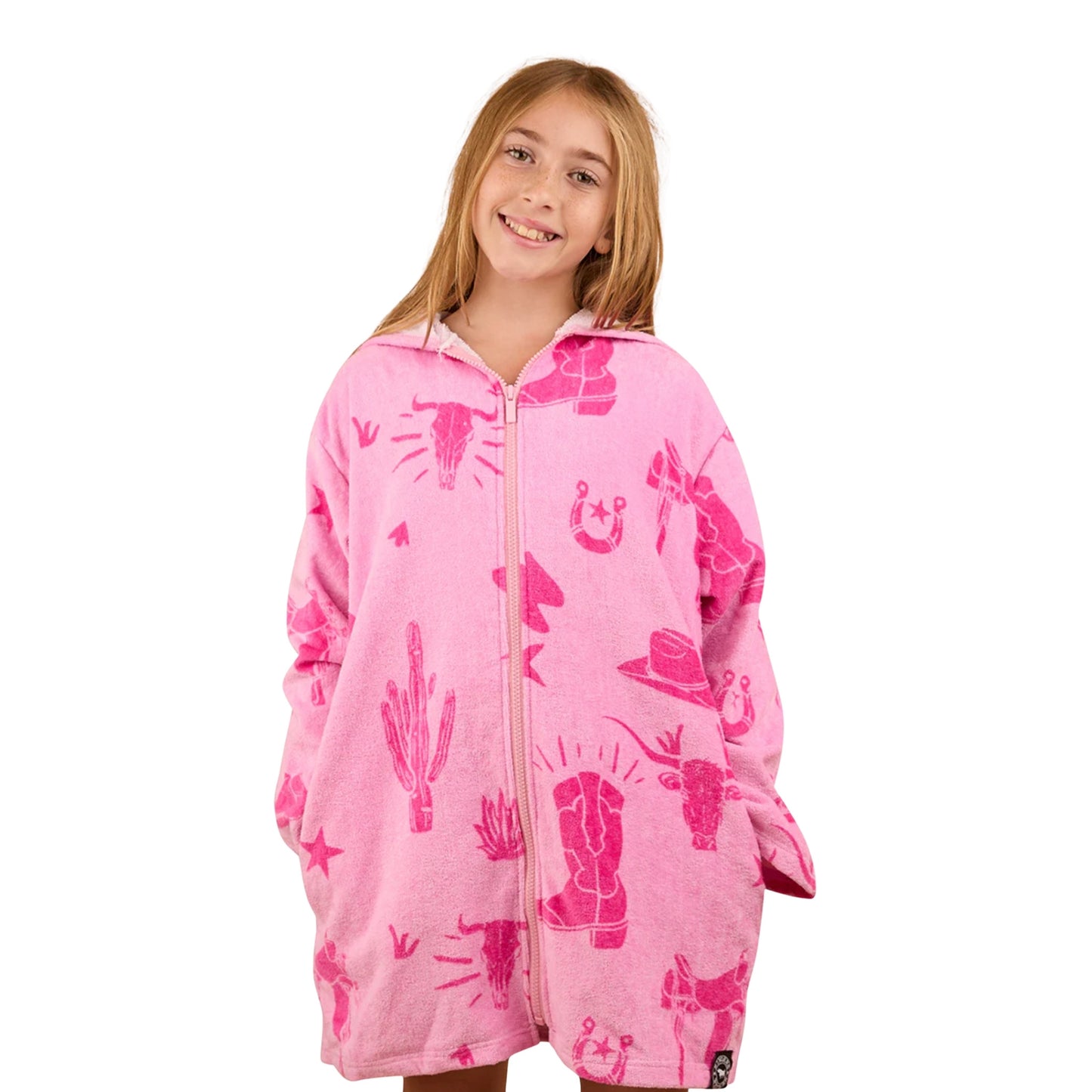 Ringers Western Kids Boot Scootin Zip Through Towel