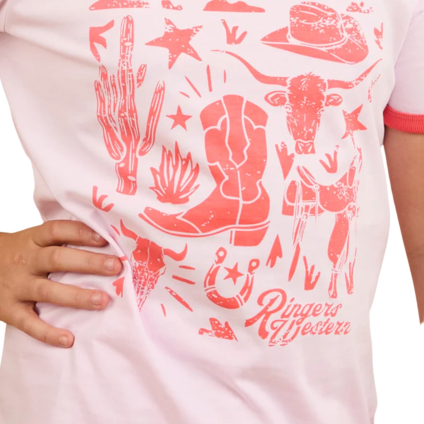 Ringers Western Kids Boot Scootin Ringer T-Shirt