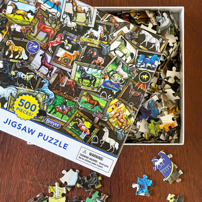 Breyer Activity World of Breyer Unicorn 500 Piece Puzzle - EQ Saddlery