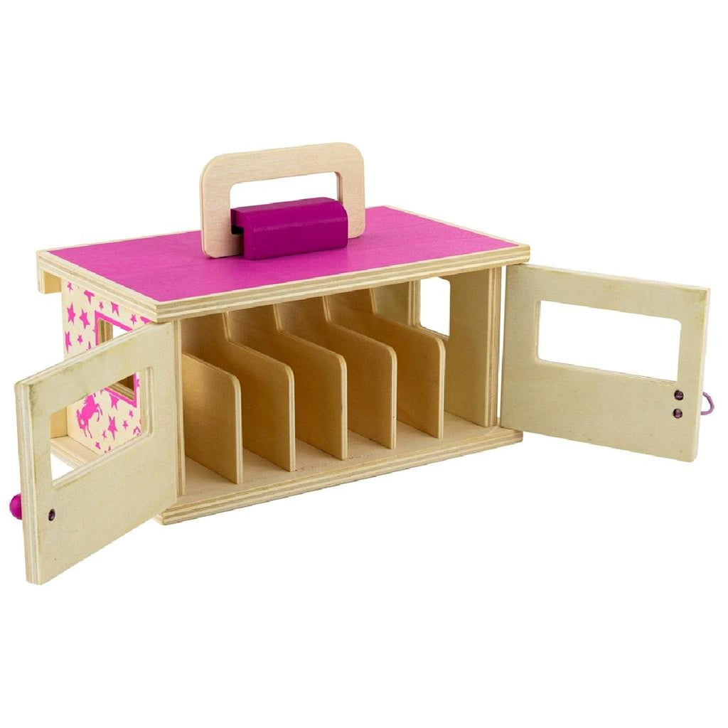 Breyer Stablemates Unicorn Magic Wooden Carry Stable - EQ Saddlery