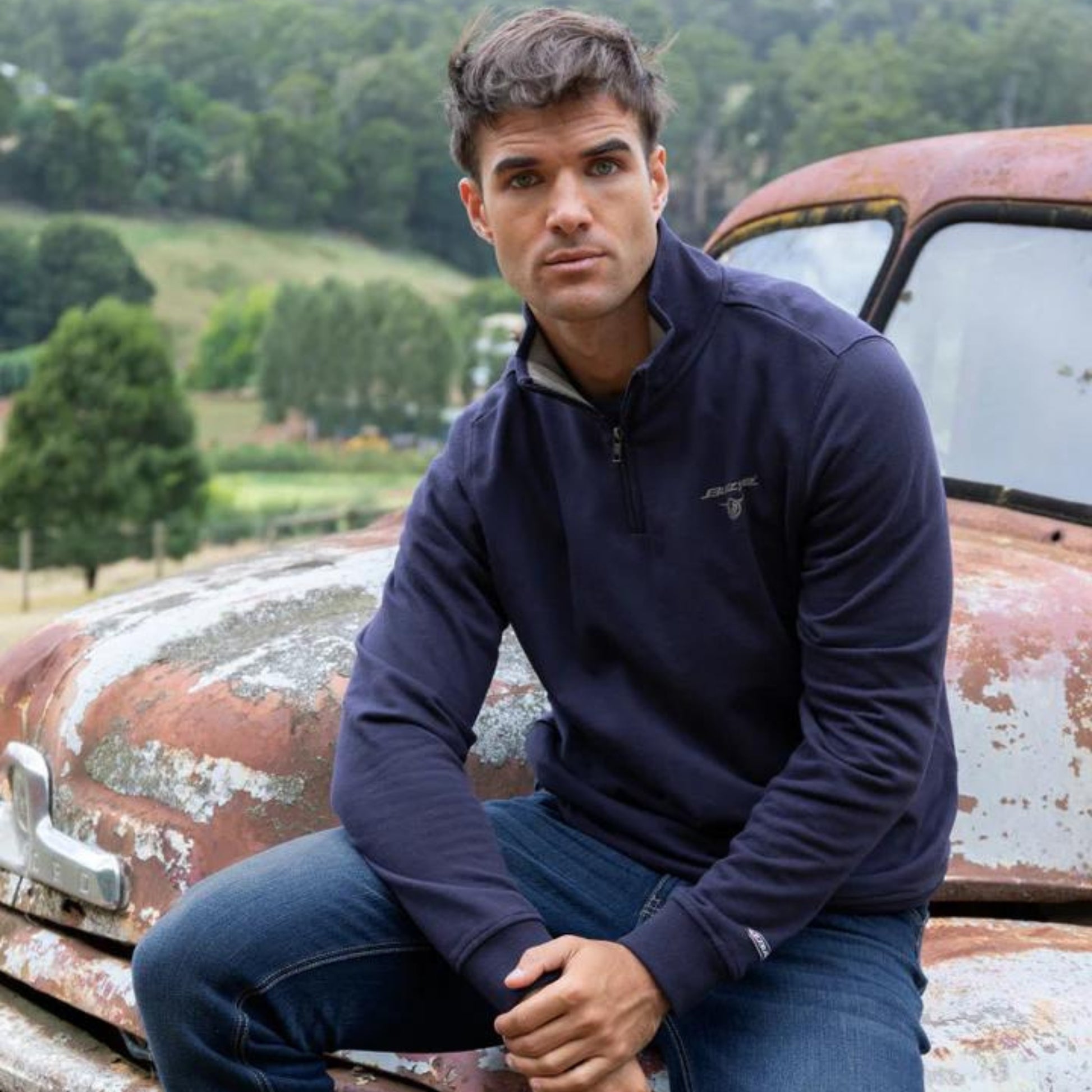 Bullzye Mens Aiden 1/4 Zip Pullover - EQ Saddlery