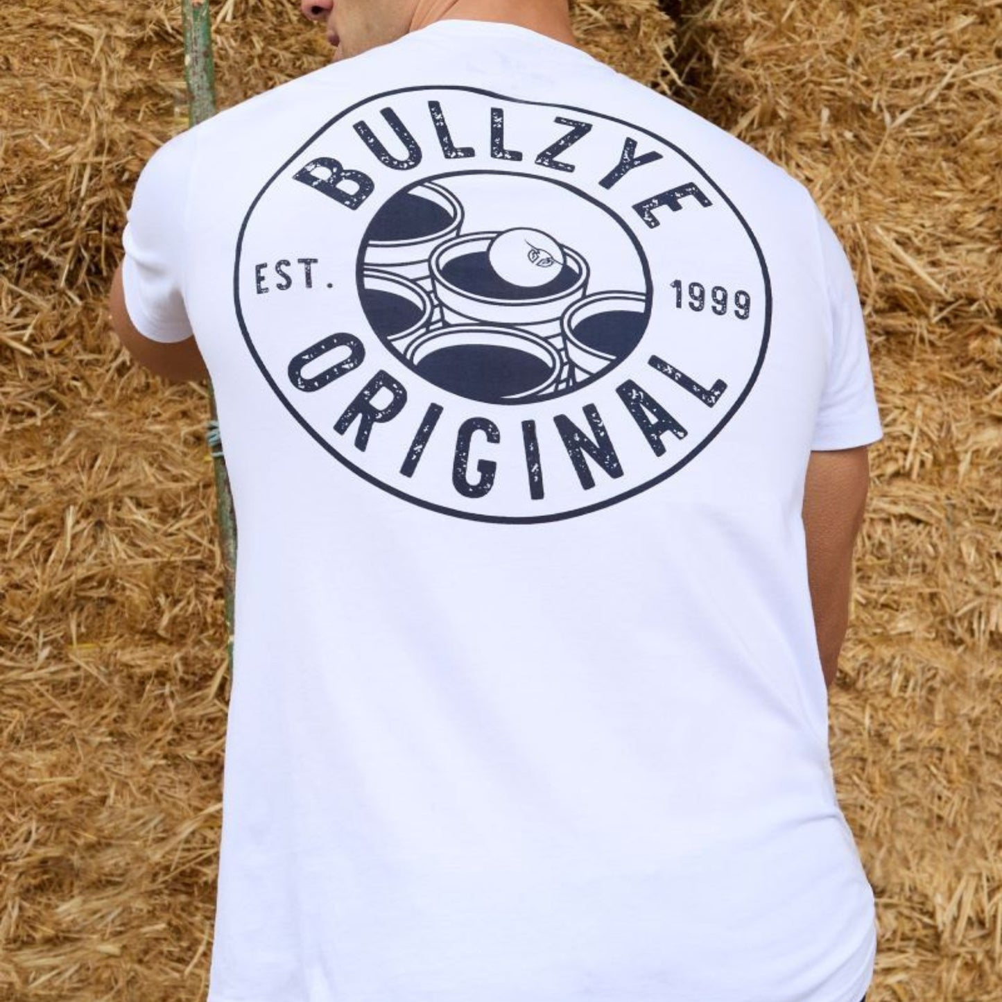 Bullzye Mens Beer Pong Short Sleeve Tee