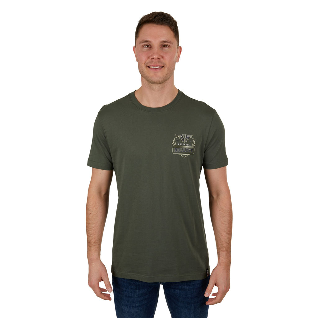 Bullzye Mens Dino Short Sleeve T-Shirt