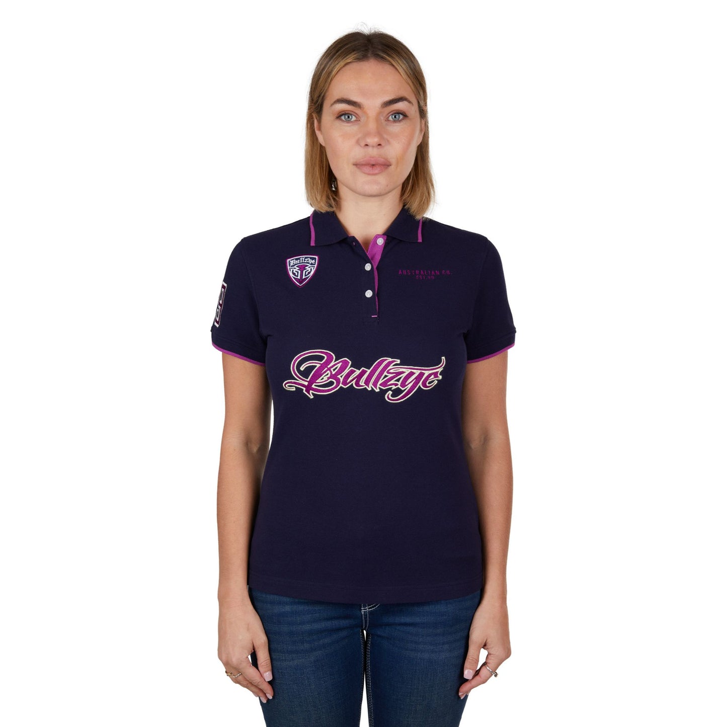 Bullzye Womens Belle Short Sleeve Polo Shirt - EQ Saddlery
