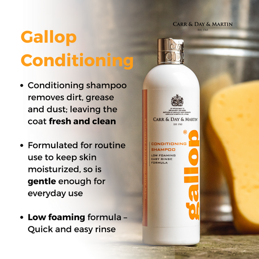 CDM Gallop Conditioning Shampoo - EQ Saddlery