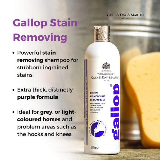 CDM Gallop Stain Removing Shampoo - EQ Saddlery