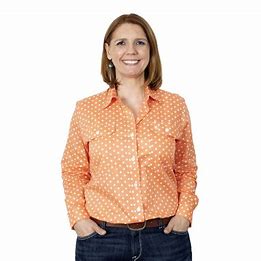 Just Country Womens Abbey Full Button Work Shirt - EQ Saddlery