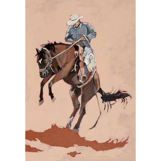 Whitney Spicer Cowboy Up A4 Print - EQ Saddlery