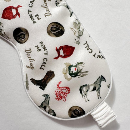 Far Mer. Dont Call Me Darlin Silk Eye Mask - EQ Saddlery