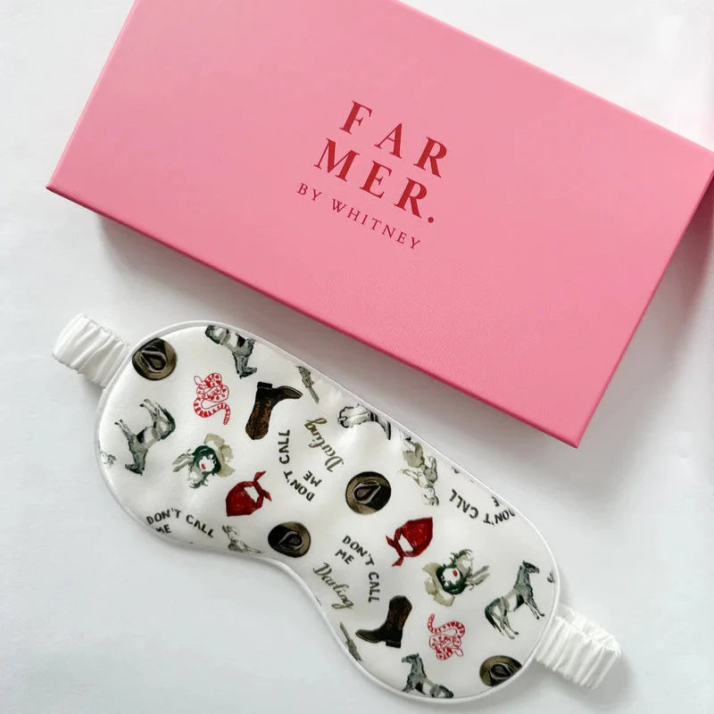Far Mer. Dont Call Me Darlin Silk Eye Mask - EQ Saddlery