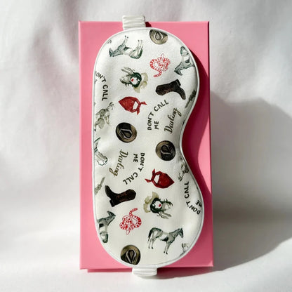 Far Mer. Dont Call Me Darlin Silk Eye Mask - EQ Saddlery