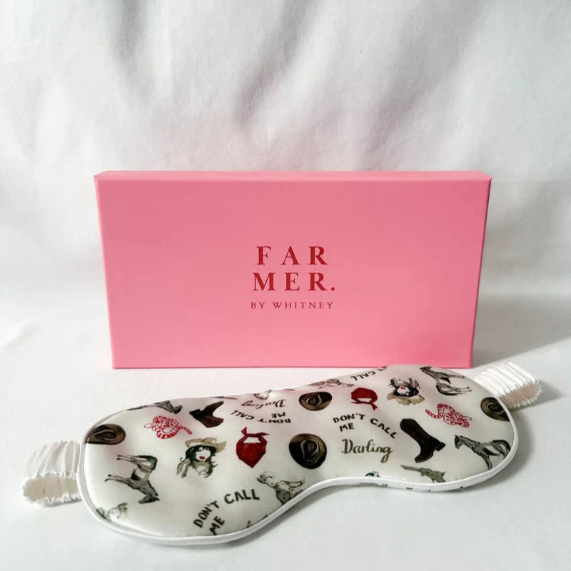 Far Mer. Dont Call Me Darlin Silk Eye Mask - EQ Saddlery